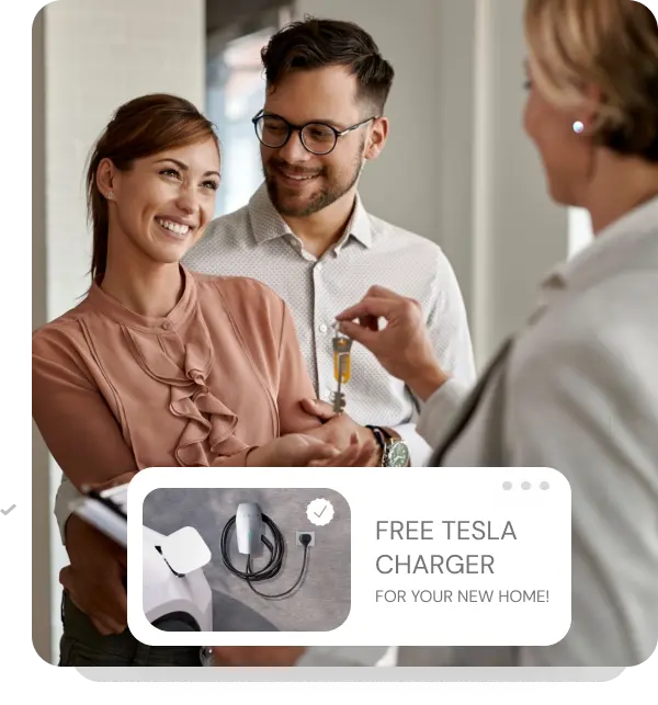 buy house with tesla charger free